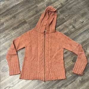 Women's Old Navy Orange Hooded Sweater